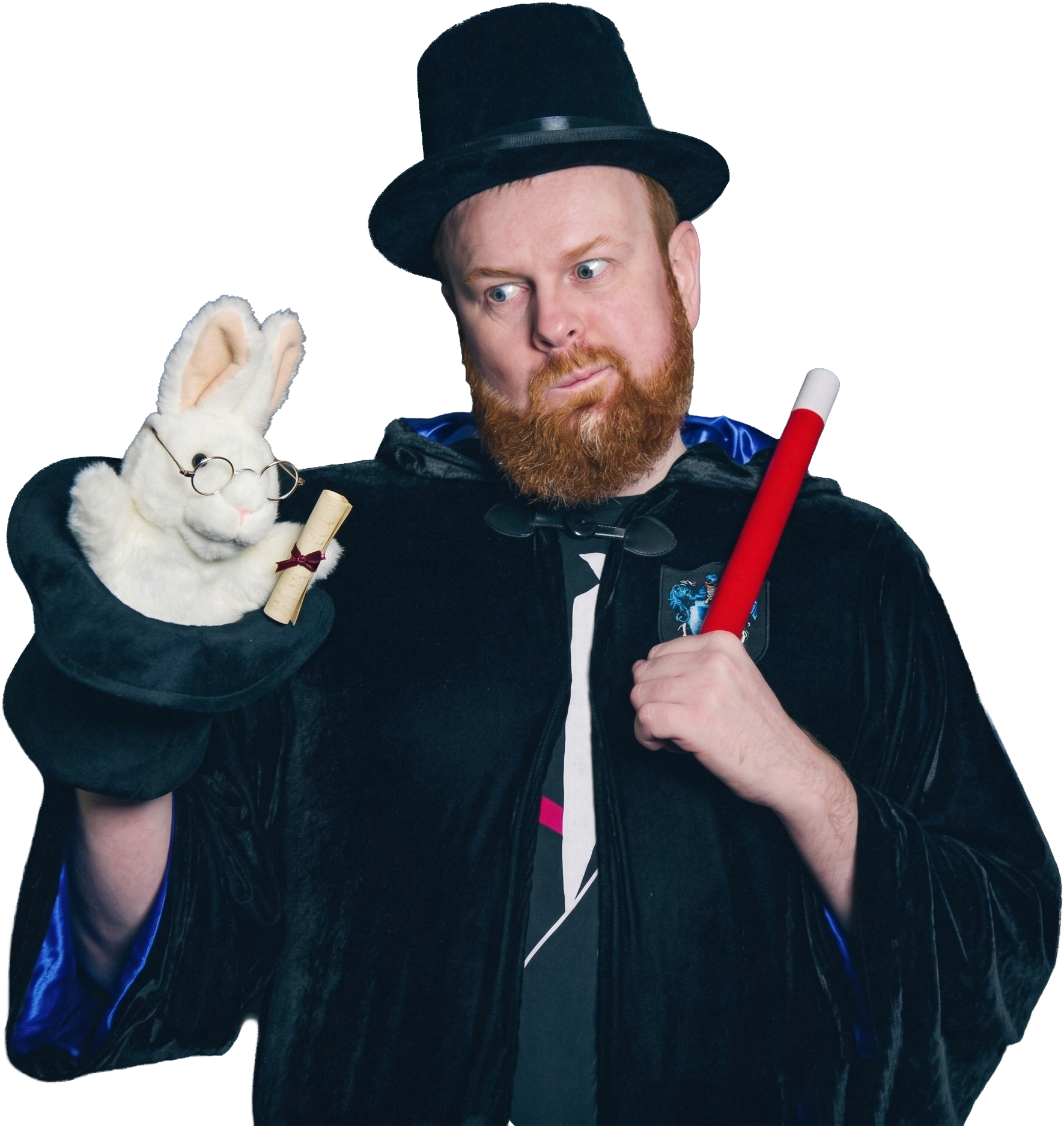 Dmitry performing card magic