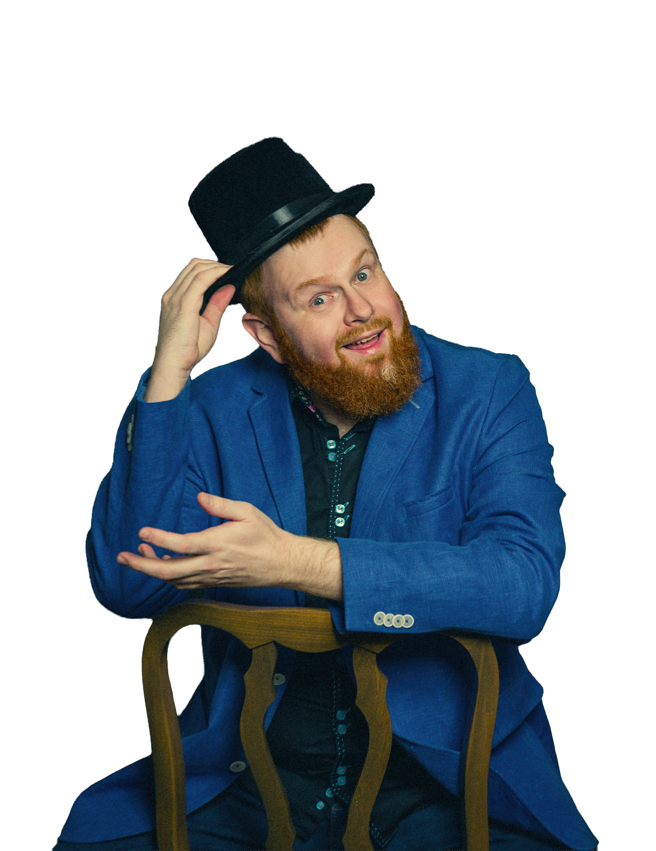 Dmitry performing card magic